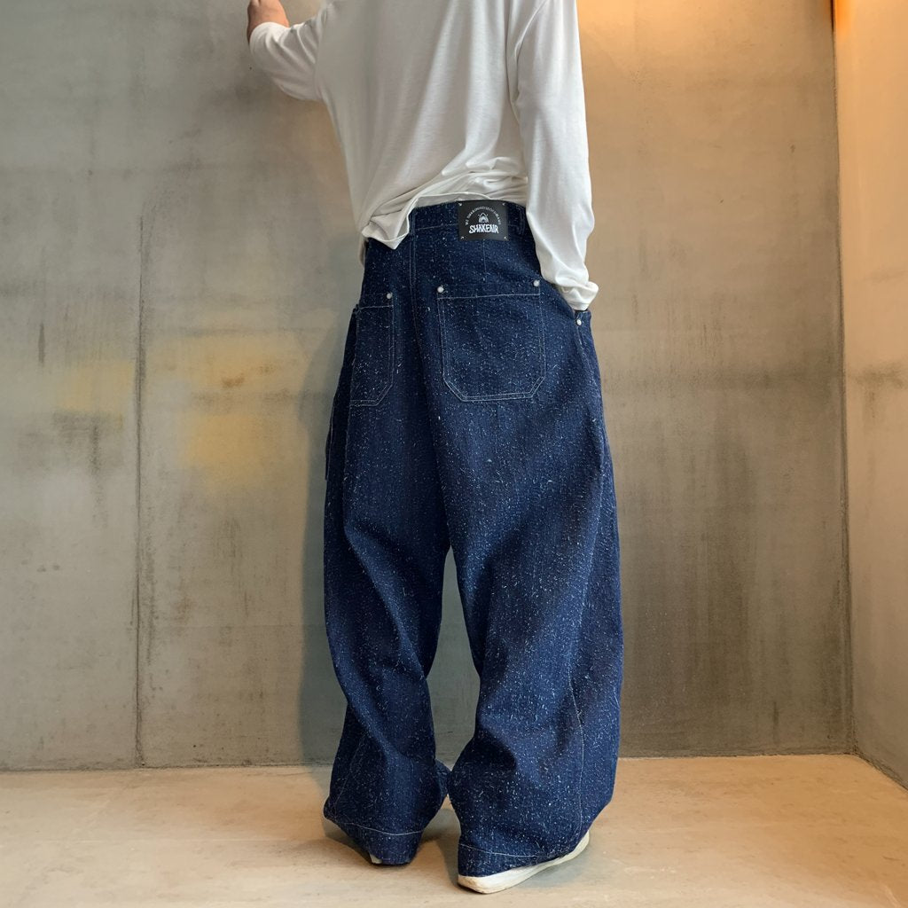 ランダムネップテクスチャデニムパンツ K0648