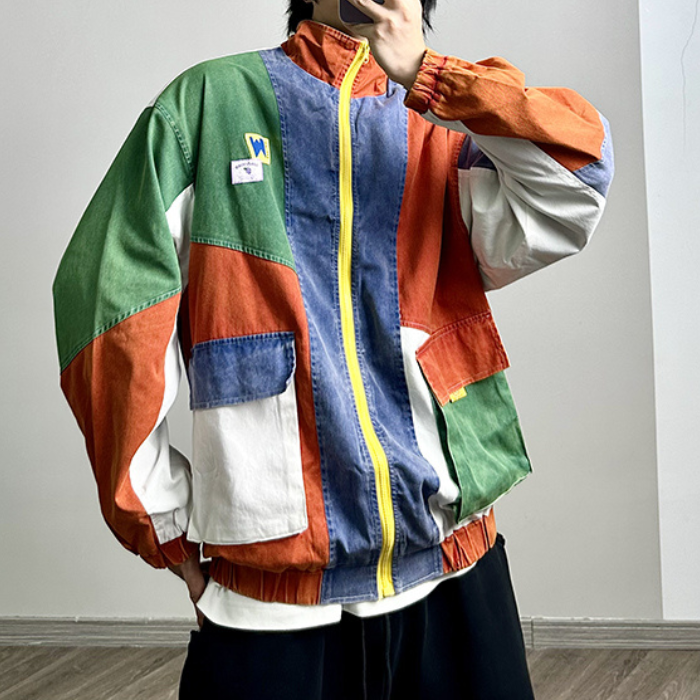 コントラストカラージャケット K0475 – K-RAD コントラストカラージャケット K0475 – K-RAD