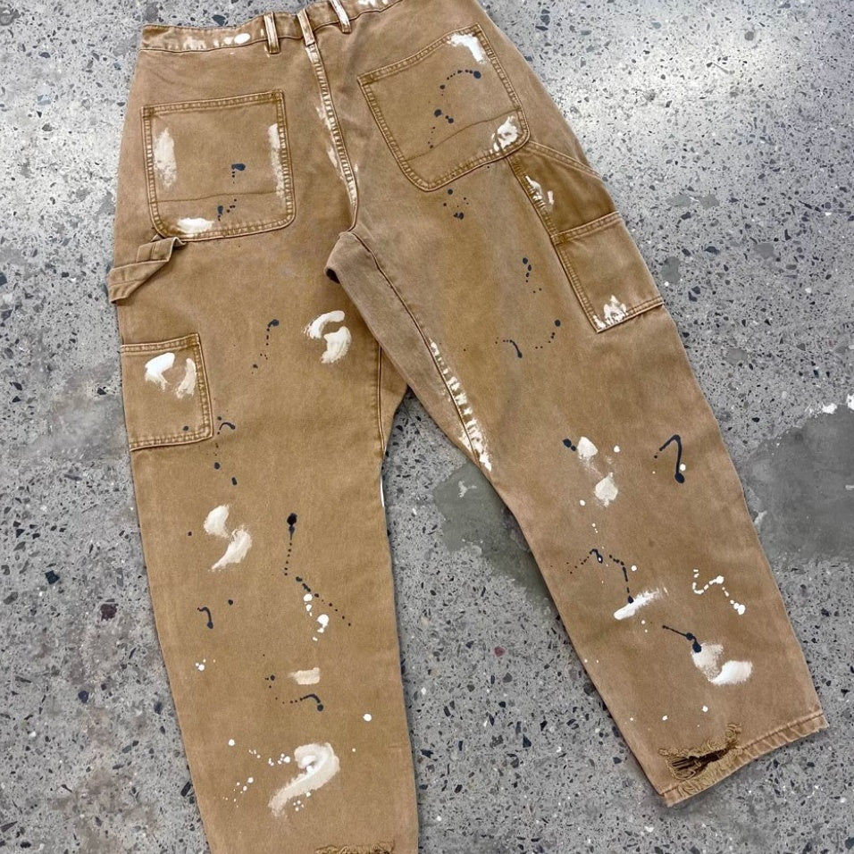 ペイントスプラッシュルーズフィットパンツ K0600