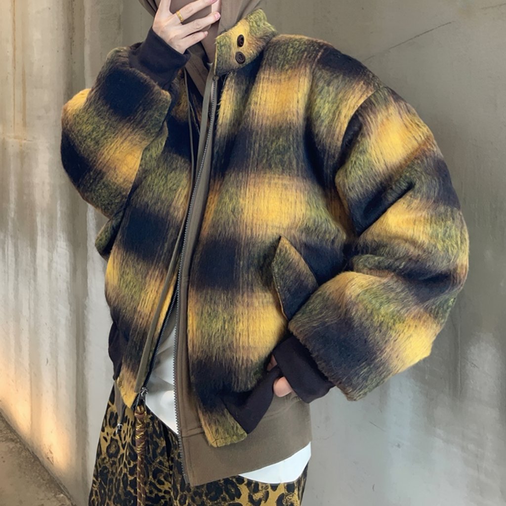 グラデーションチェックジャケット K0751