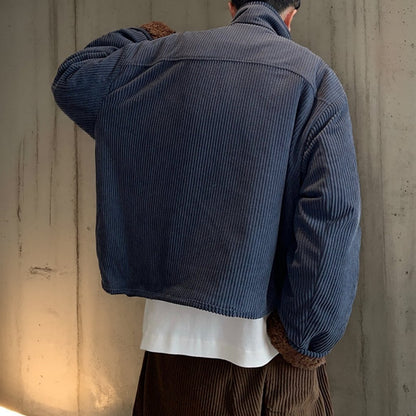 コーデュロイボアコンビショートジャケット K0710