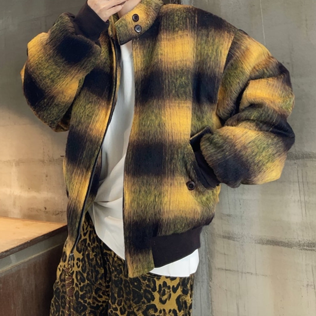 グラデーションチェックジャケット K0751