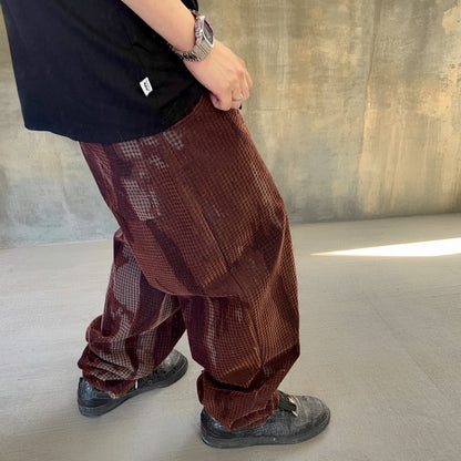 グラフィカルカモテクスチャールーズパンツ K0634