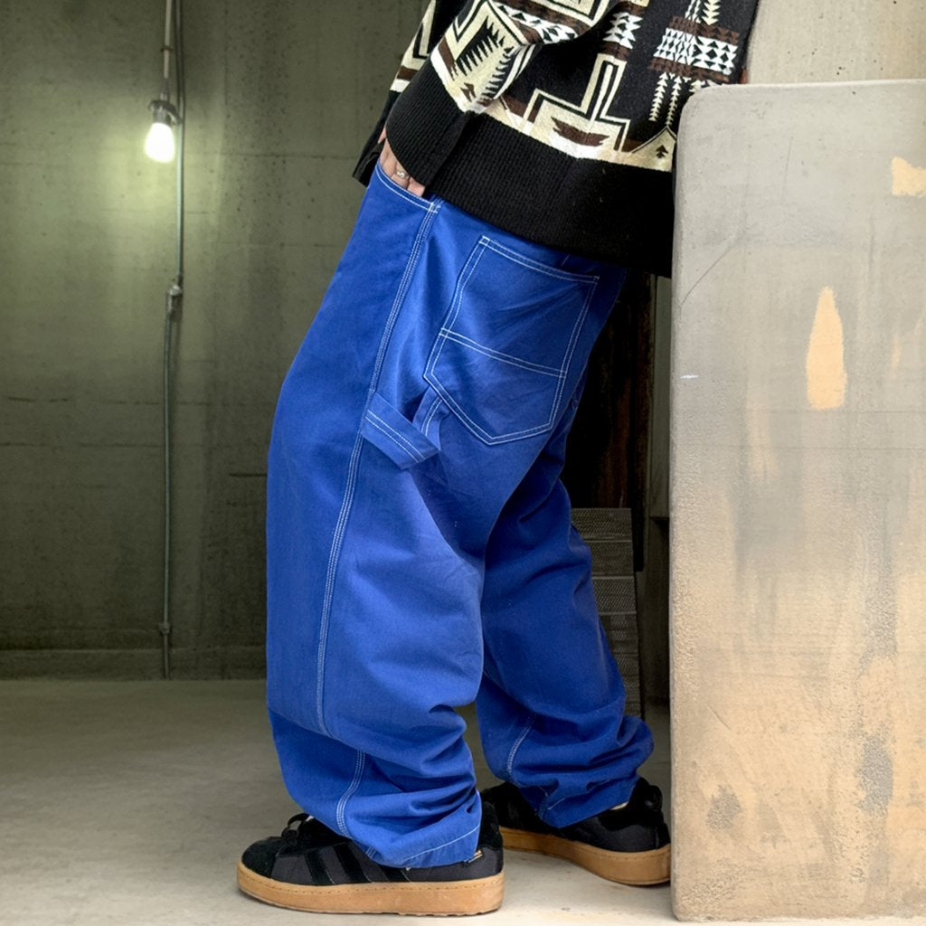 コントラストステッチルーズワークパンツ K0707