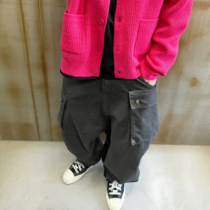 ビッグポケットワイドカーゴパンツ K0757