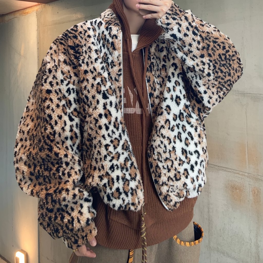 ストリートテイストタイガーボアブルゾン K0742