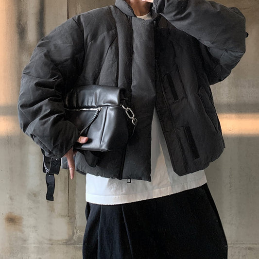 【OUTLET/即納】ミニマルスタンドカラーパファージャケット K0731