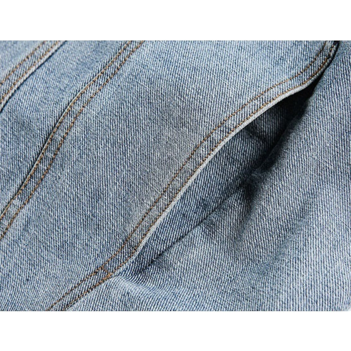 バイカラーデニムジャケット K0898