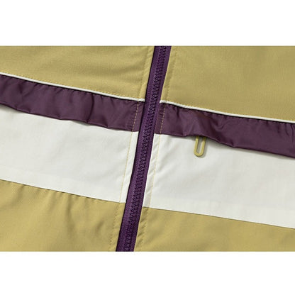 レトロラインスタンドジップジャケット K0861