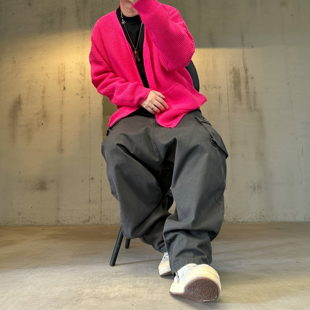 ビッグポケットワイドカーゴパンツ K0757