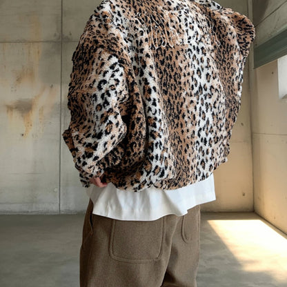 ストリートテイストタイガーボアブルゾン K0742