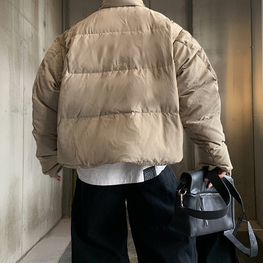 【OUTLET/即納】ミニマルスタンドカラーパファージャケット K0731