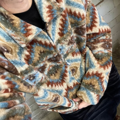 レトロエスニックボアジップジャケット K0729