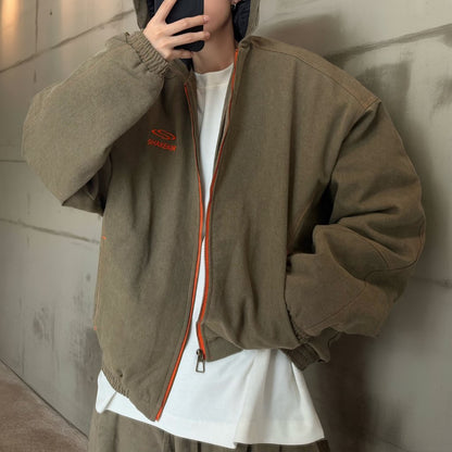 コントラストラインフーディジャケット K0721