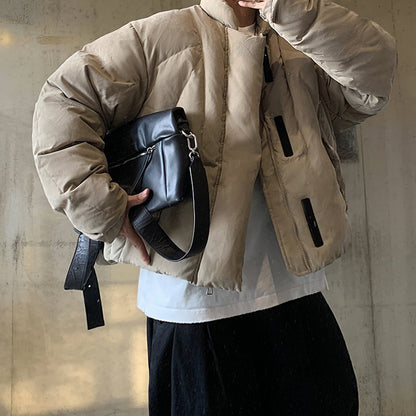 【OUTLET/即納】ミニマルスタンドカラーパファージャケット K0731