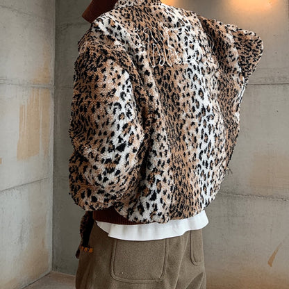 ストリートテイストタイガーボアブルゾン K0742