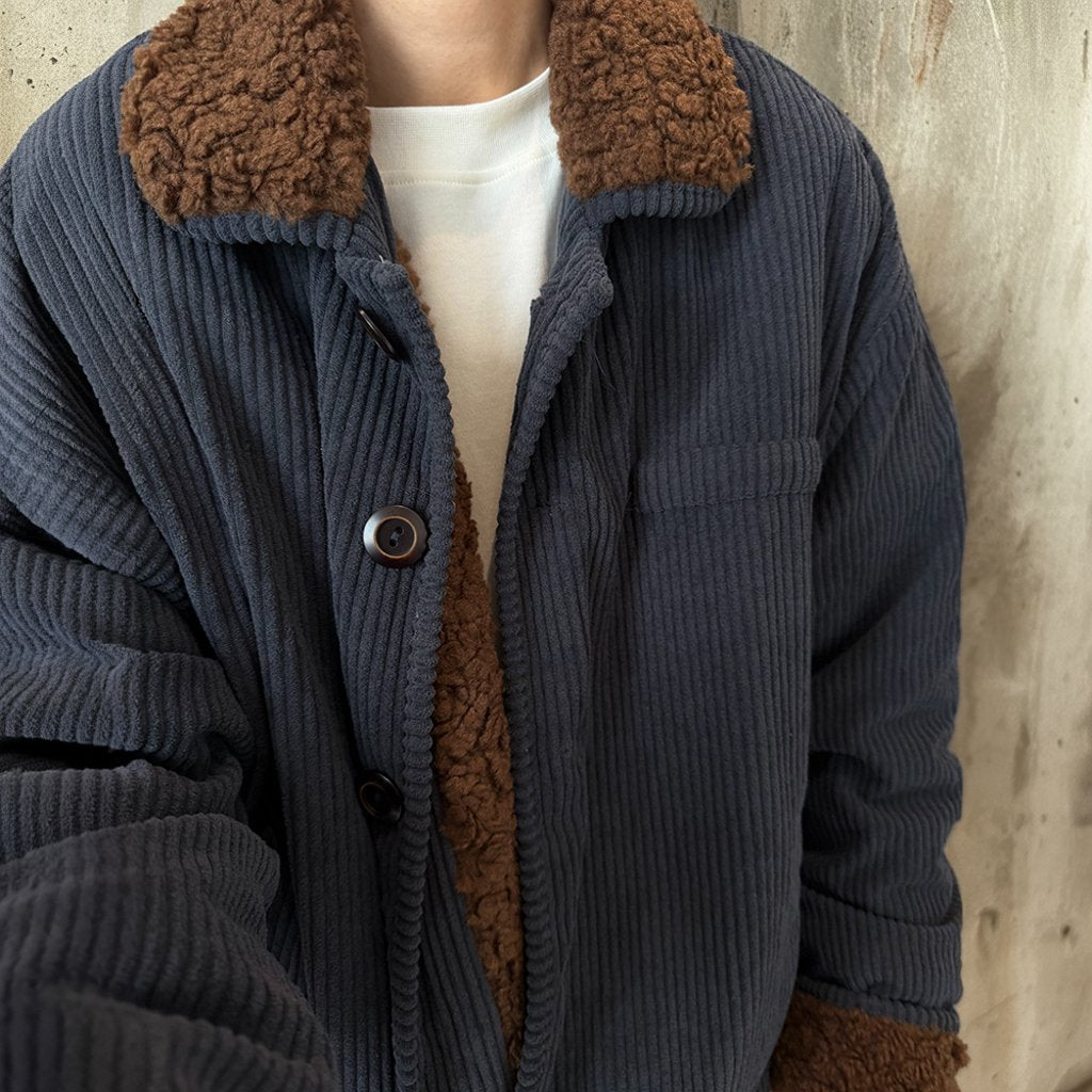 コーデュロイボアコンビショートジャケット K0710