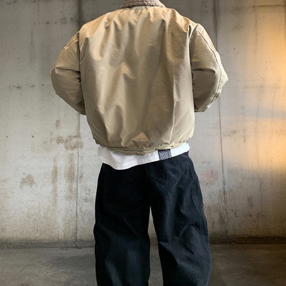 ボアカラージップブルゾン K0771