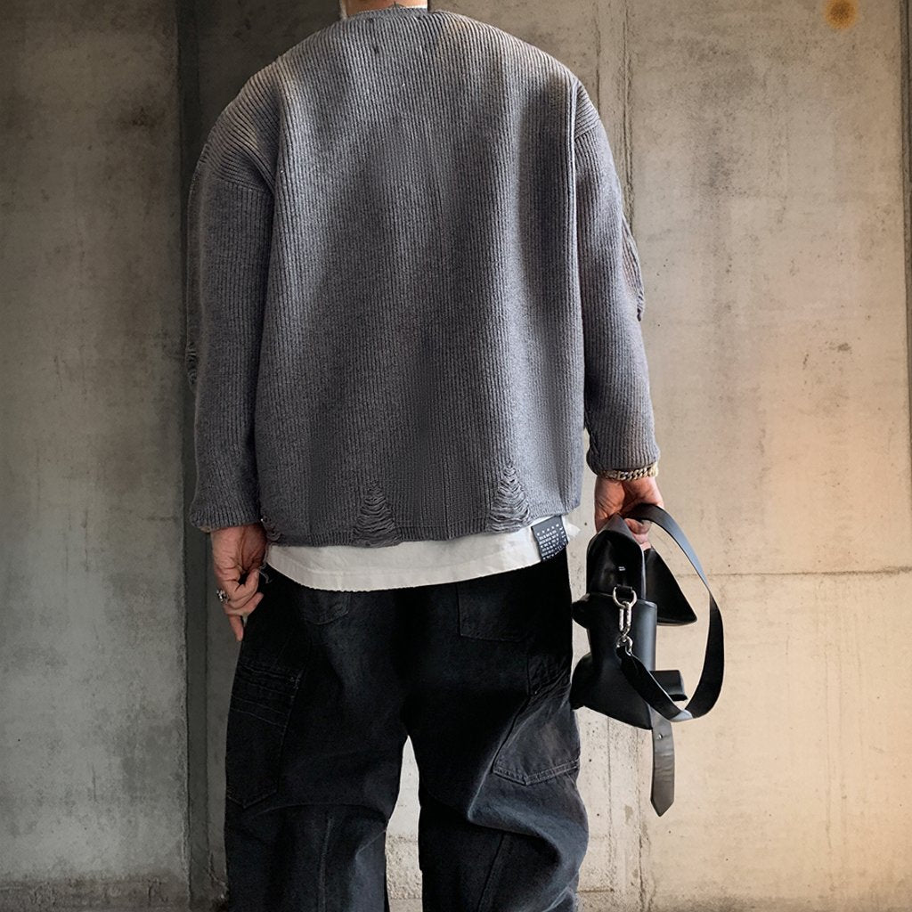 グランジレタリングニット K0761