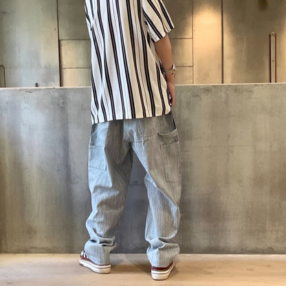 ストライプタックワークパンツ K0630