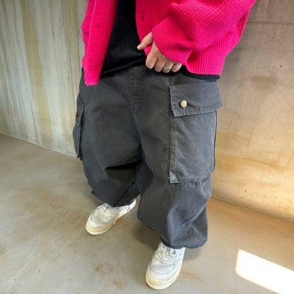 ビッグポケットワイドカーゴパンツ K0757