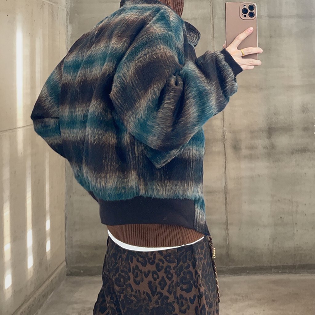 グラデーションチェックジャケット K0751