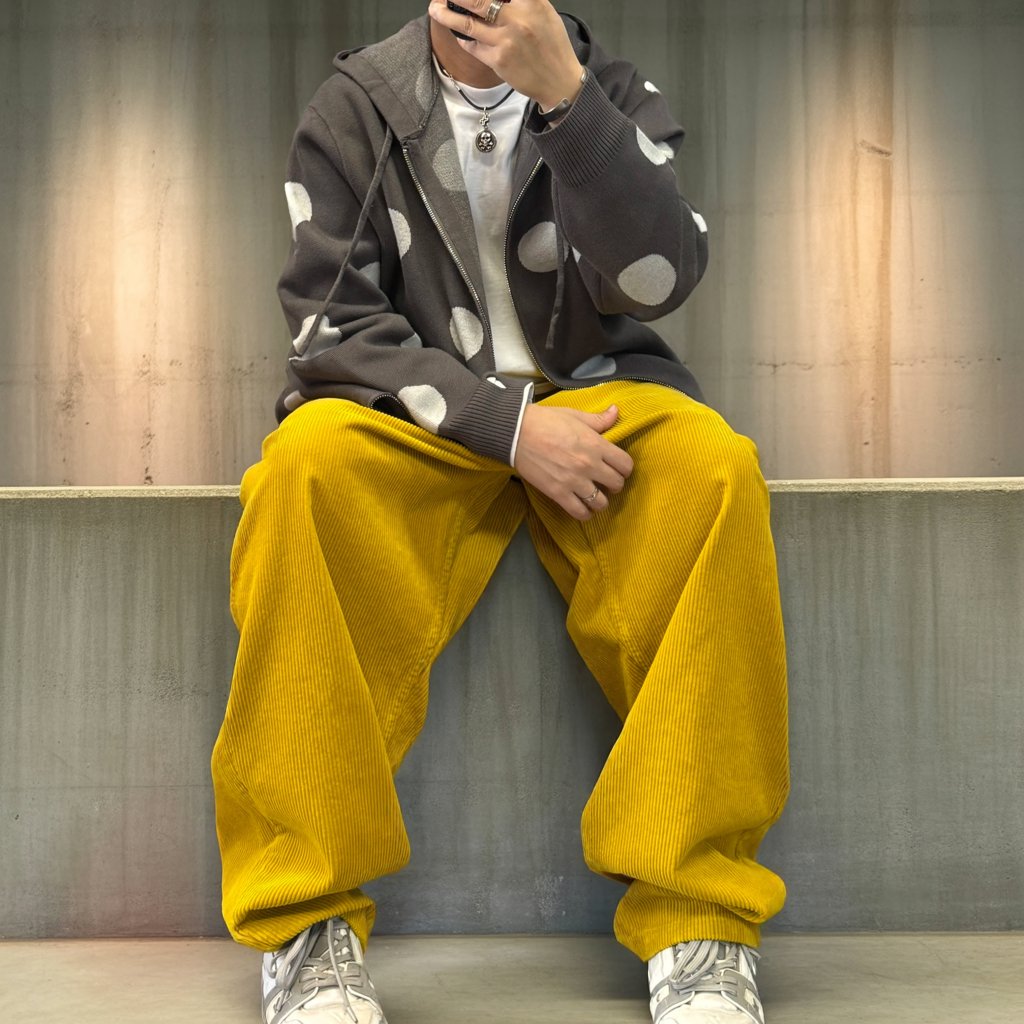 ポルカドットニットパーカー K0756