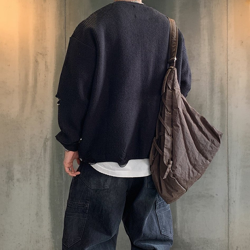 グランジレタリングニット K0761