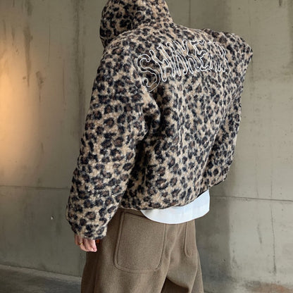 レオパードキルティングリバーシブルブルゾン K0737