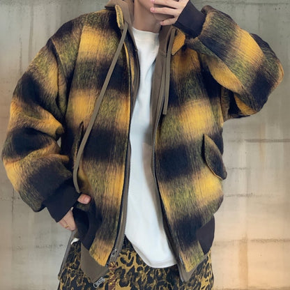 グラデーションチェックジャケット K0751