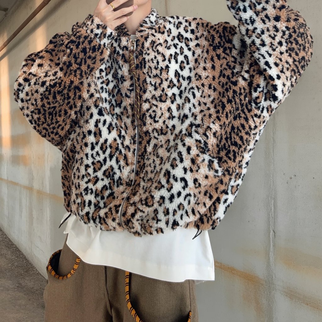 ストリートテイストタイガーボアブルゾン K0742