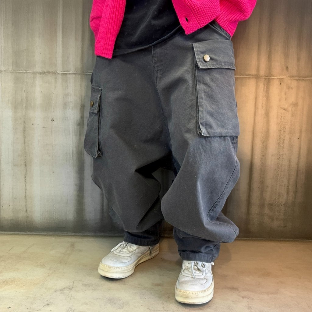 ビッグポケットワイドカーゴパンツ K0757
