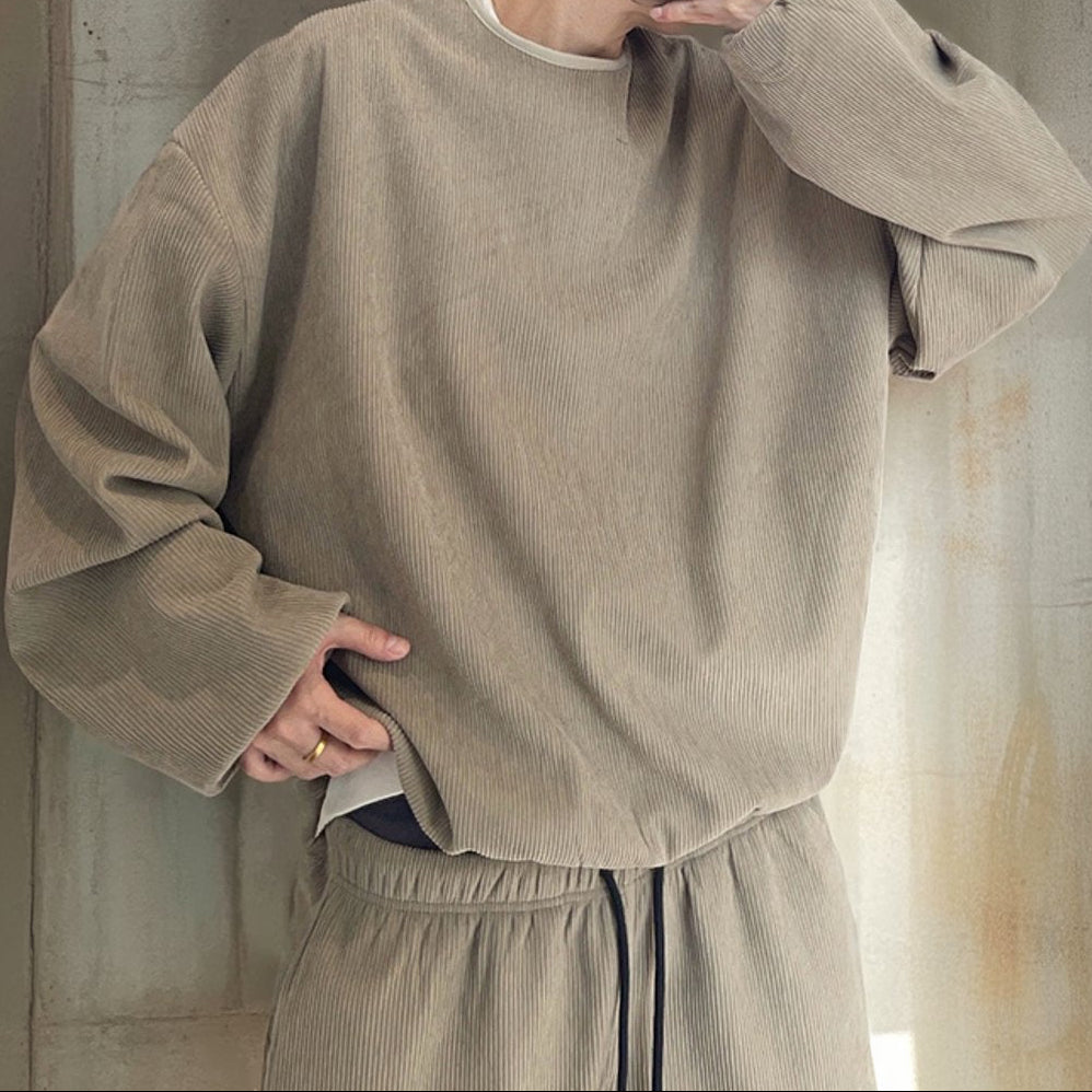 コーデュロイルーズプルオーバー K0752