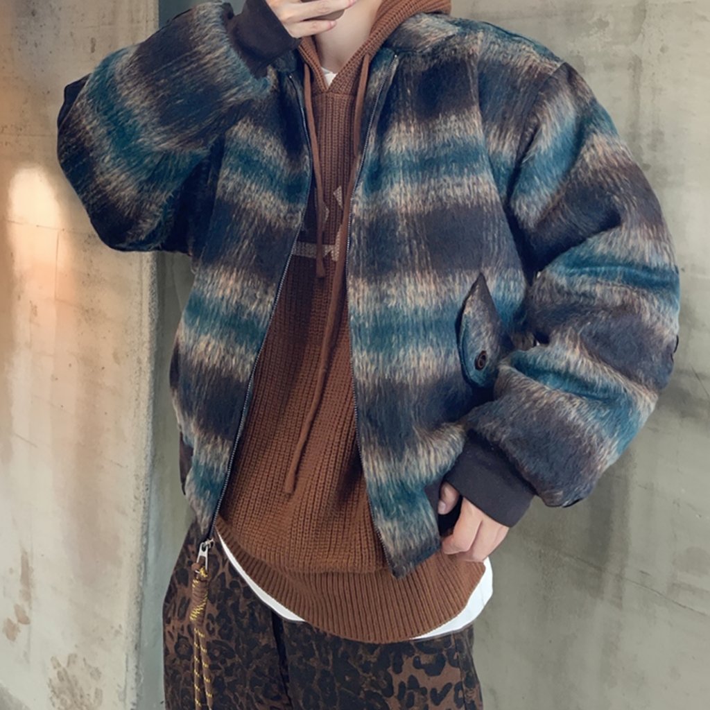 グラデーションチェックジャケット K0751