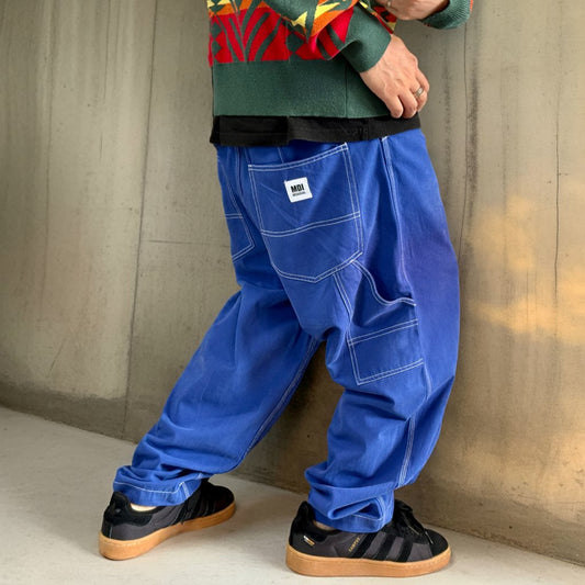 【OUTLET/即納】コントラストステッチルーズワークパンツ K0707