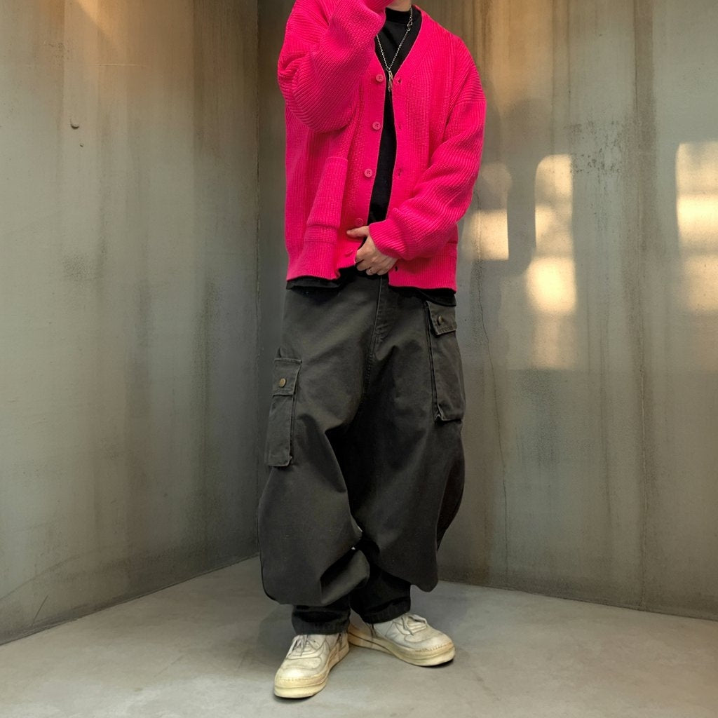 ビッグポケットワイドカーゴパンツ K0757