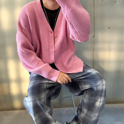 フェードチェックワイドパンツ K0754