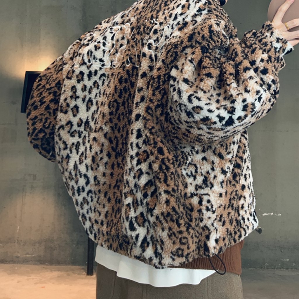 ストリートテイストタイガーボアブルゾン K0742