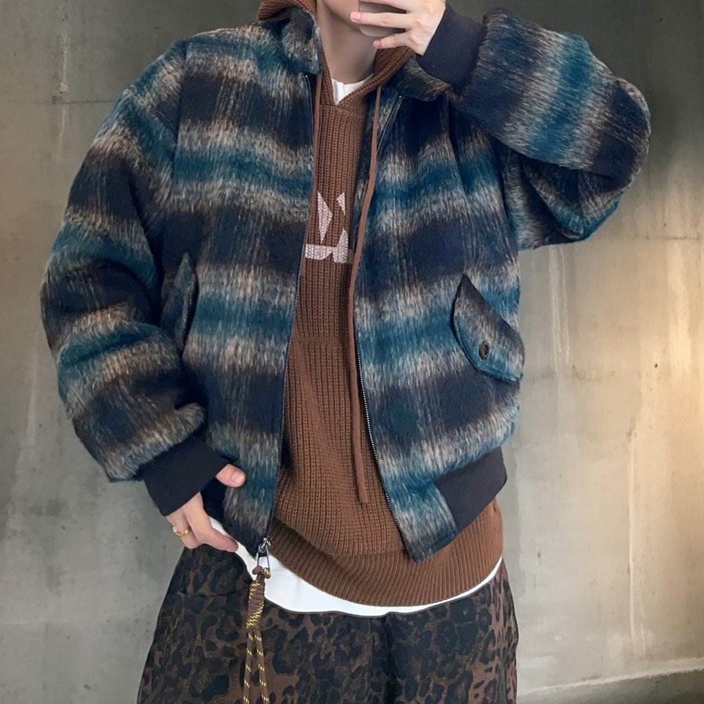 グラデーションチェックジャケット K0751