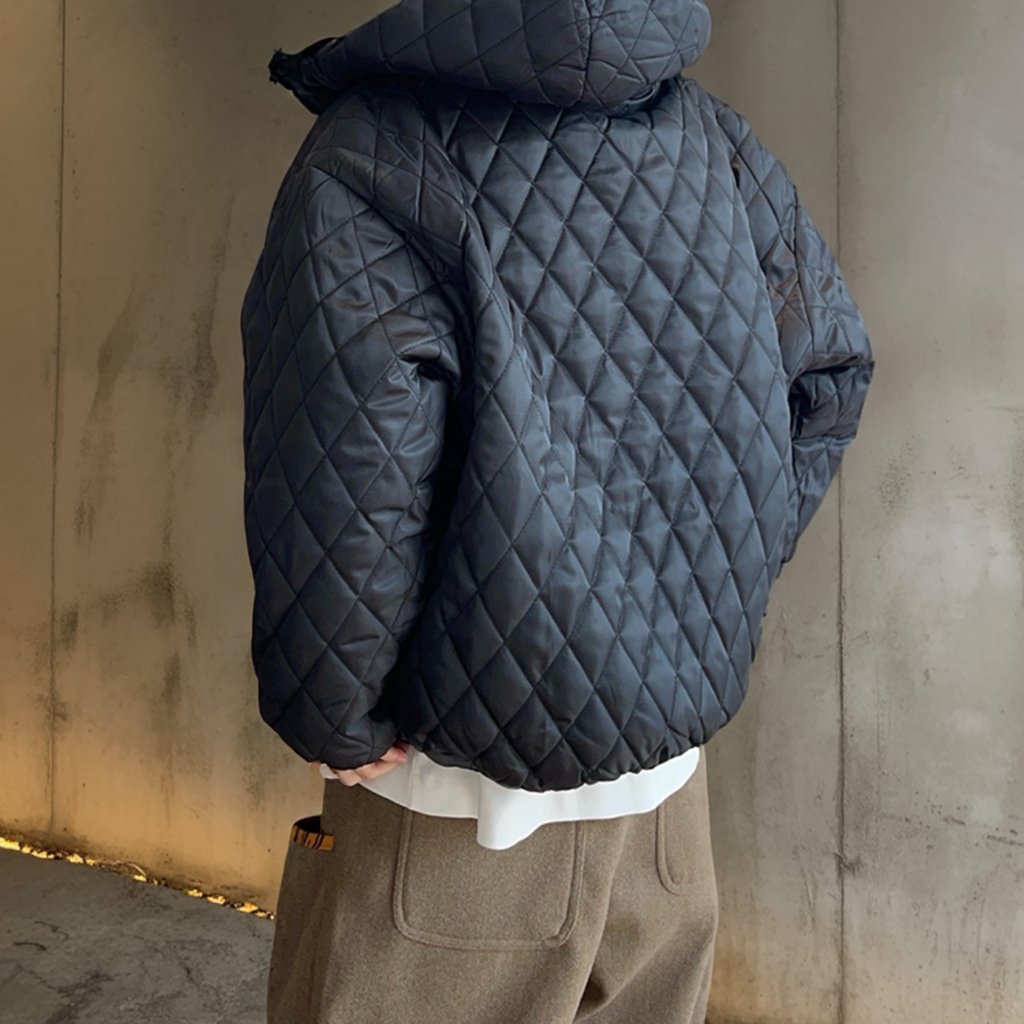 レオパードキルティングリバーシブルブルゾン K0737