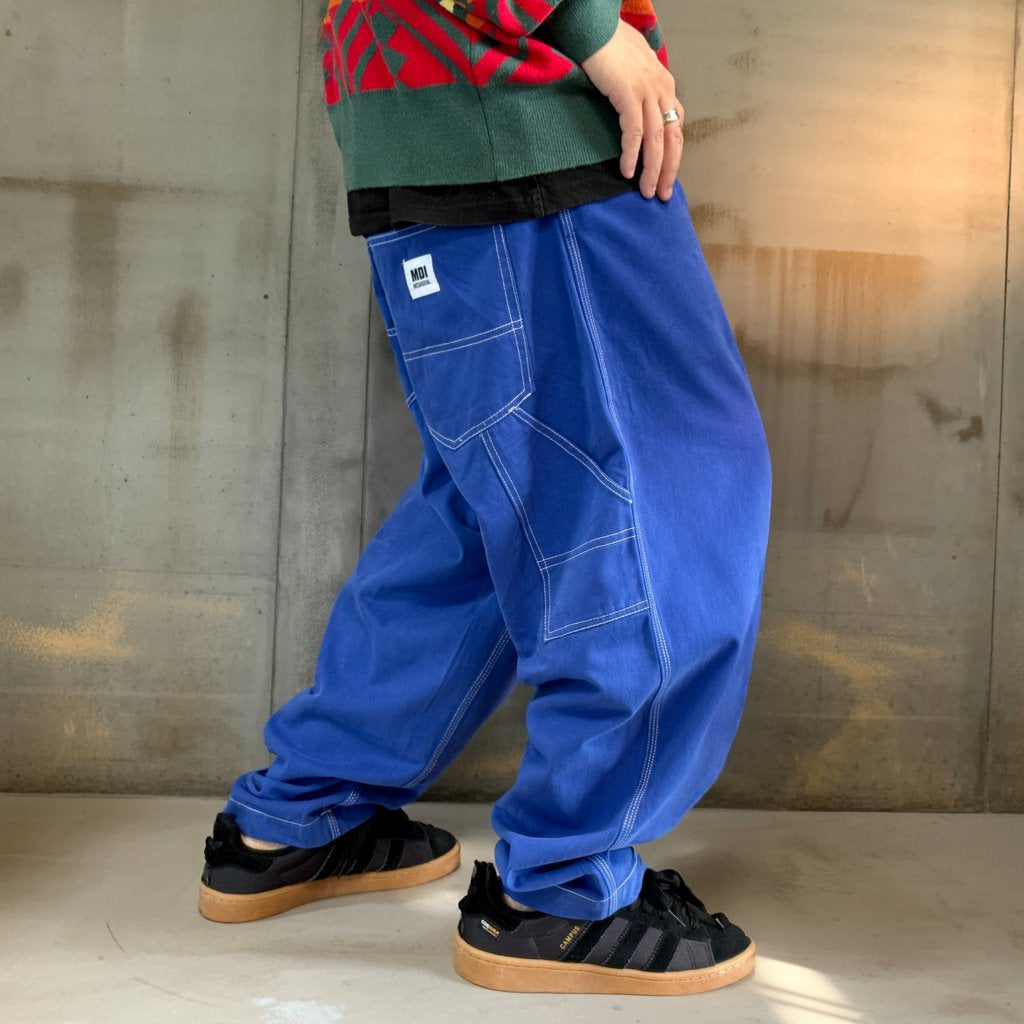 コントラストステッチルーズワークパンツ K0707