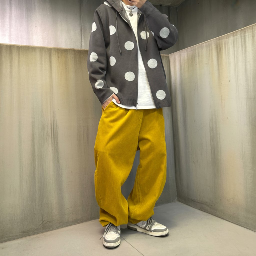 ポルカドットニットパーカー K0756