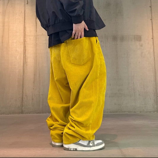 コーデュロイボリュームタックパンツ K0636