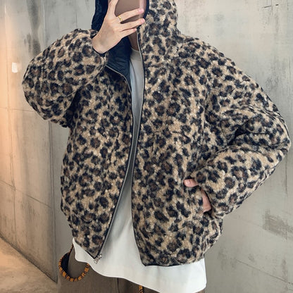 レオパードキルティングリバーシブルブルゾン K0737