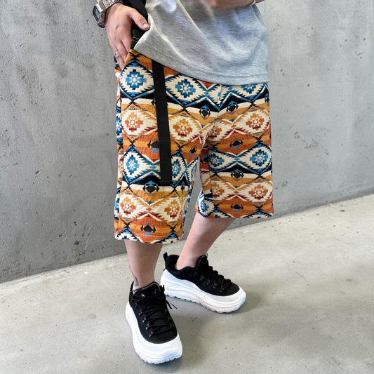 オルテガプリントショートパンツ K0841