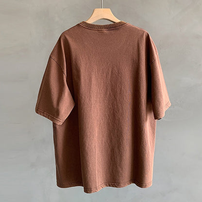 レトログラフィックワイド半袖Tシャツ K0878