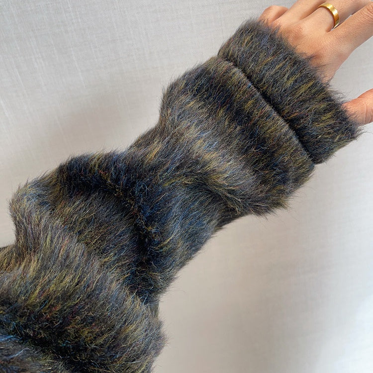 ルーズフォルムミニマルカーディガン K0874