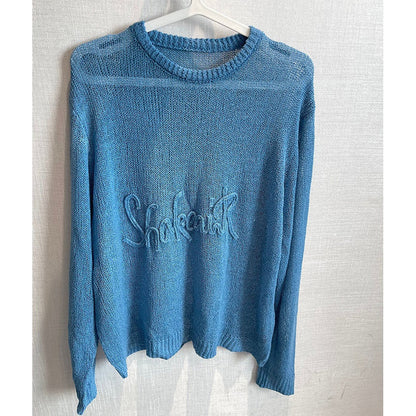 メッシュロゴオーバーサイズニット K0895