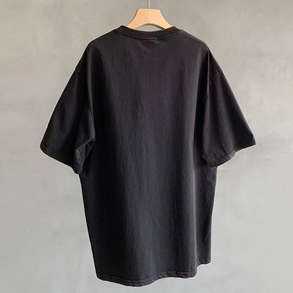 レトログラフィックワイド半袖Tシャツ K0878