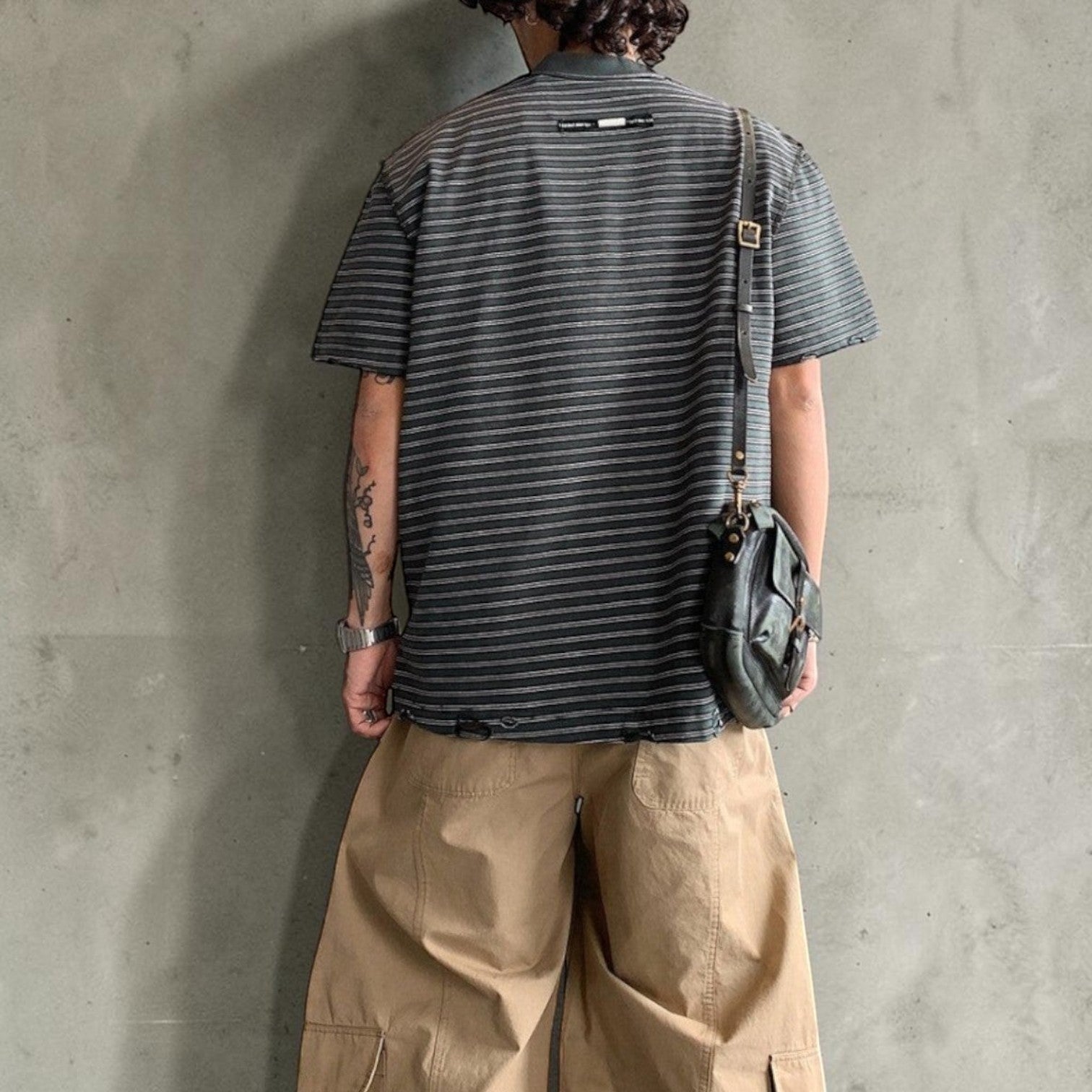カットオフボーダー半袖Tシャツ K0899 – K-RAD